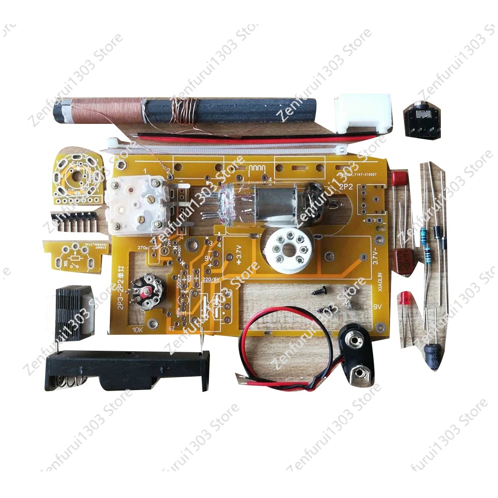 Diy Lamp Electronics - DIYキット 2P2電子管シングルランプ中波ラジオ 2P3ラジオキット