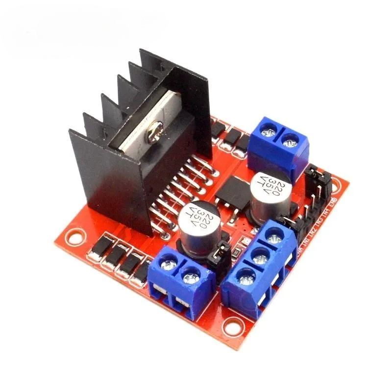 L298N Motor Driver - L298N モジュールモータードライバーコントローラーボード Arduino 用デュアル H ブリッジ
