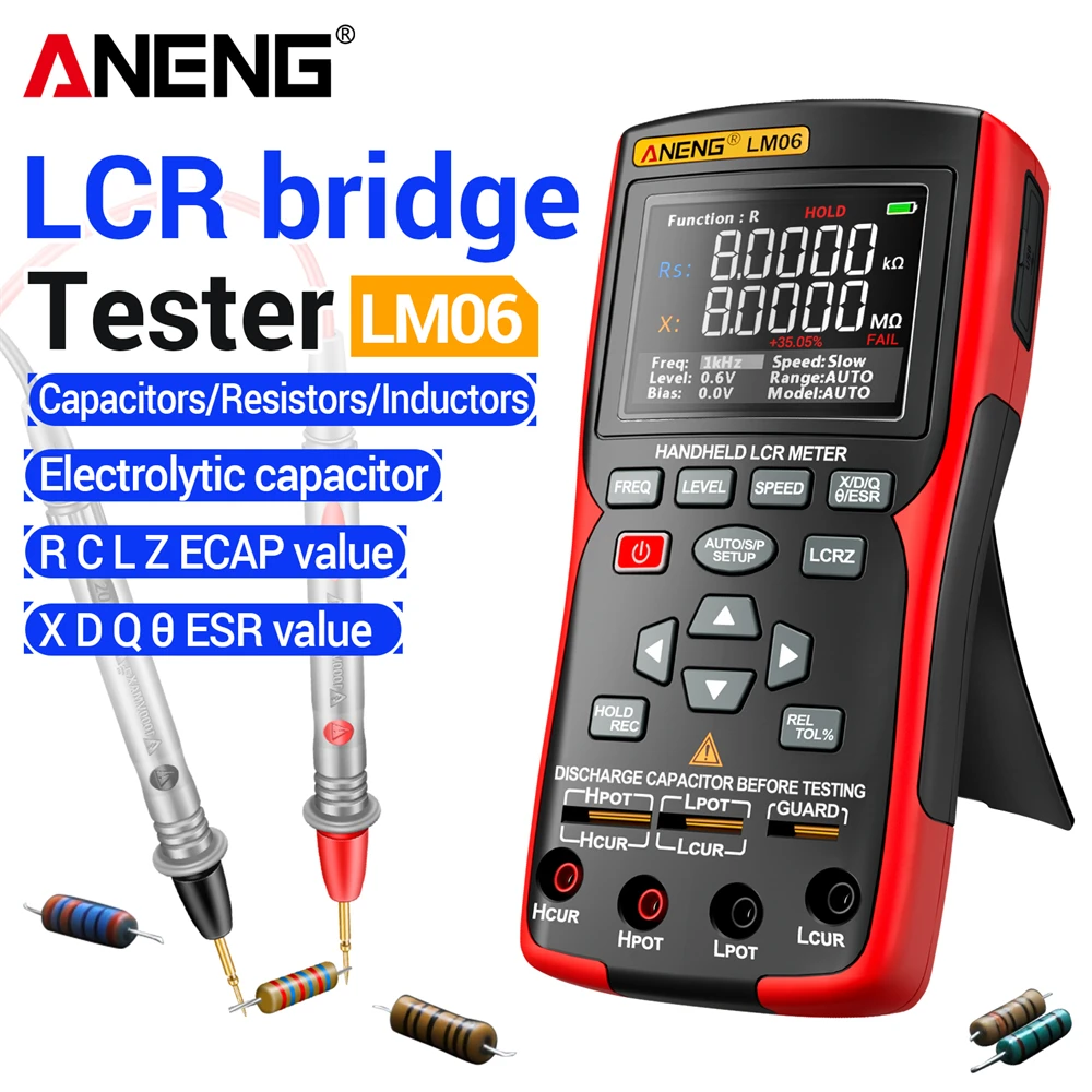 Diy Electronics Workshop - LM06 LCR ブリッジメーター電子 ESR コンデンサマルチメーター修理ワークショップテストインダクタンス抵抗 DIY