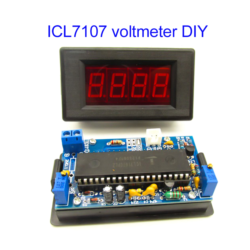 Diy Electronics Components Kit - ICL7107 電圧計 DIY キット部品 DC 5V
