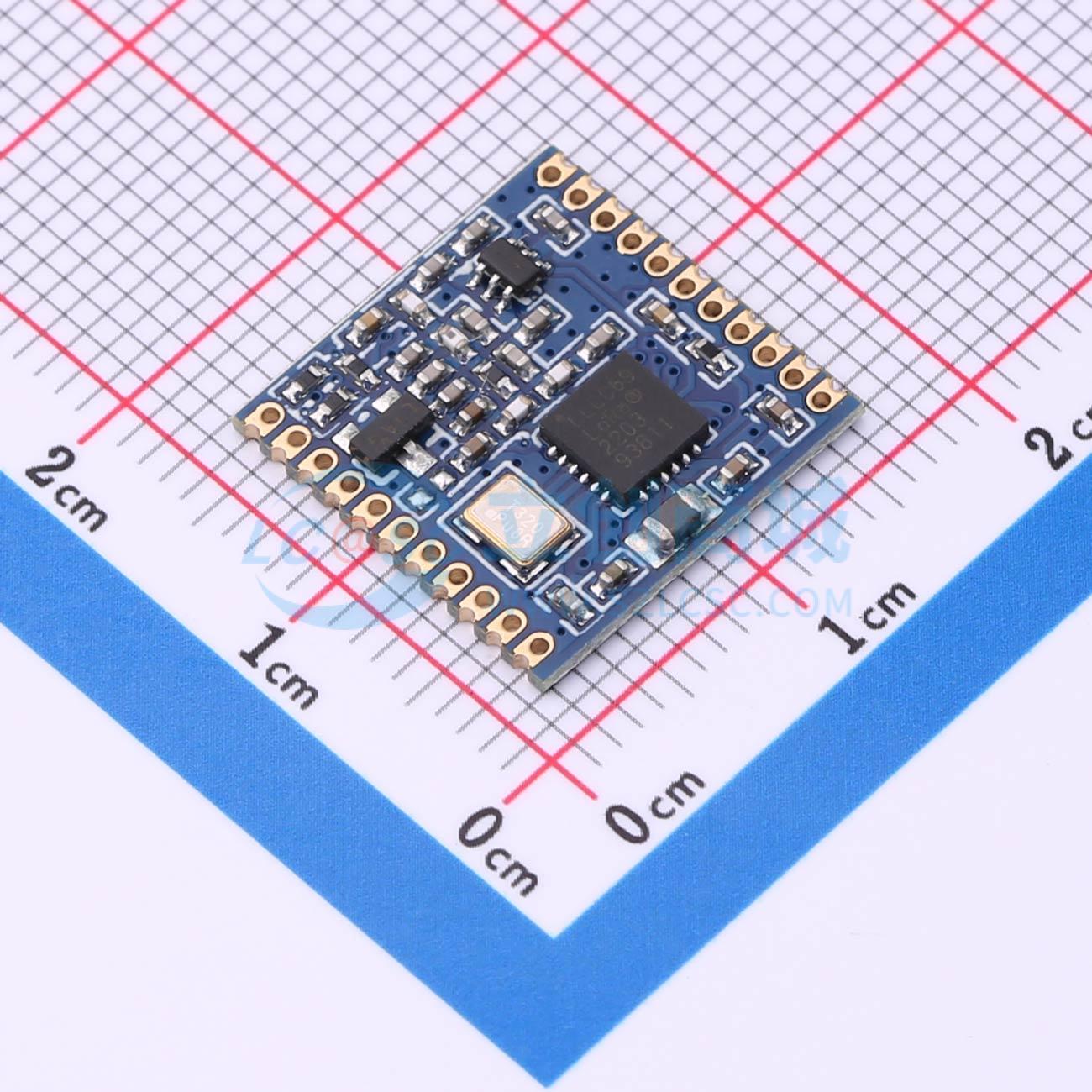 Rf 433Mhz Module - 4 個 LLCC68ZTR4-GC SMD 15x15mm 433MHz