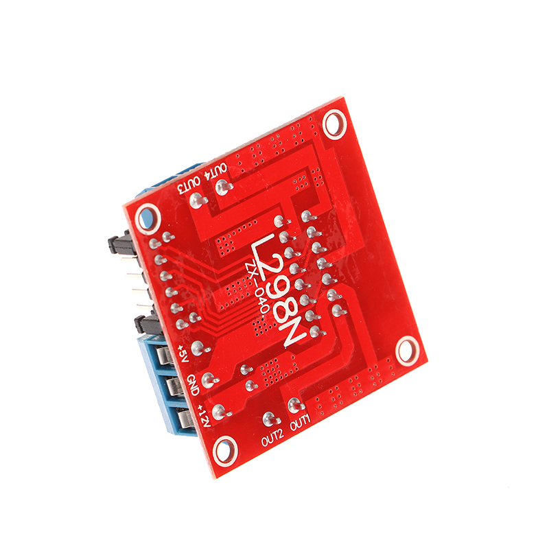 L298N Motor Driver - L298N DC モータードライバーモジュール L298N ステッピングモータースマートカーロボットブレッドボードペルチェハイパワー L298