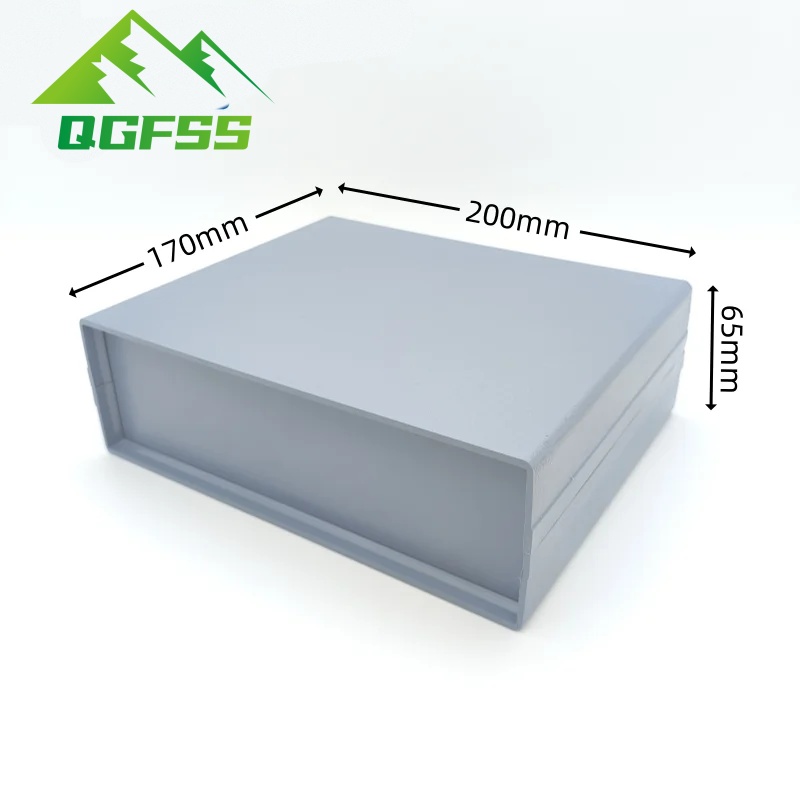 Diy Electronics Box - 電子プロジェクト用PCBジャンクションボックス,プラスチックボックス,ネジ付きDIYワイヤ接続ボックス,200x170x65mm, 1個