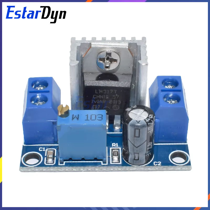 Lm317 Voltage Regulator - Estardyn LM317 調整可能な電圧リニアレギュレータ電源 LM317 DC-DC 4.2-40V