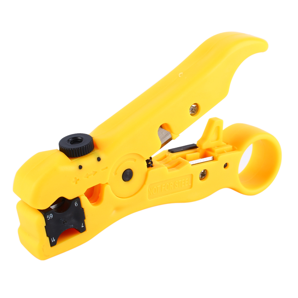 Wire Stripper Cutter - ワイヤーカッティングプライヤー ロータリー同軸ケーブル ワイヤーカッター ストリッパー ワイヤークリンパー 調整可能なストリッピングブレード
