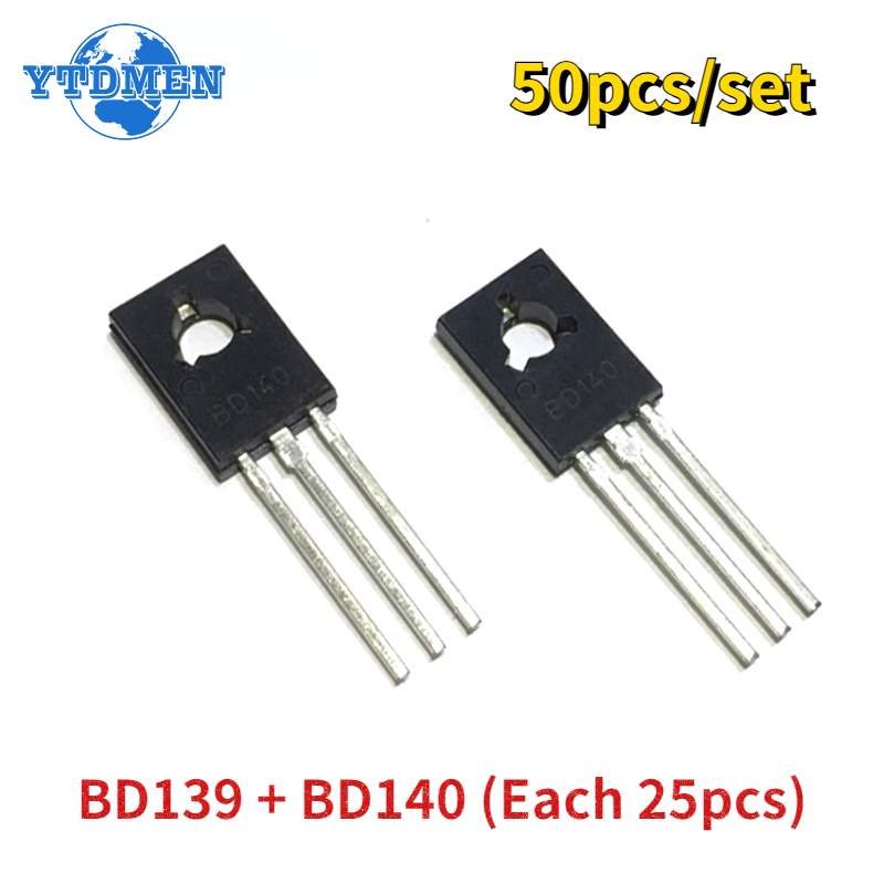 Lm317 Voltage Regulator - 50 ピース/セットトランジスタ BD139 BD140 各 25
