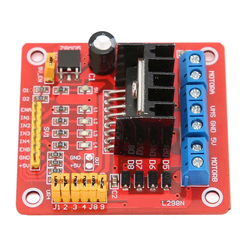 L298N ステッピングモータードライバーモジュール 5V- - L298N Motor Driver のレビューと価格