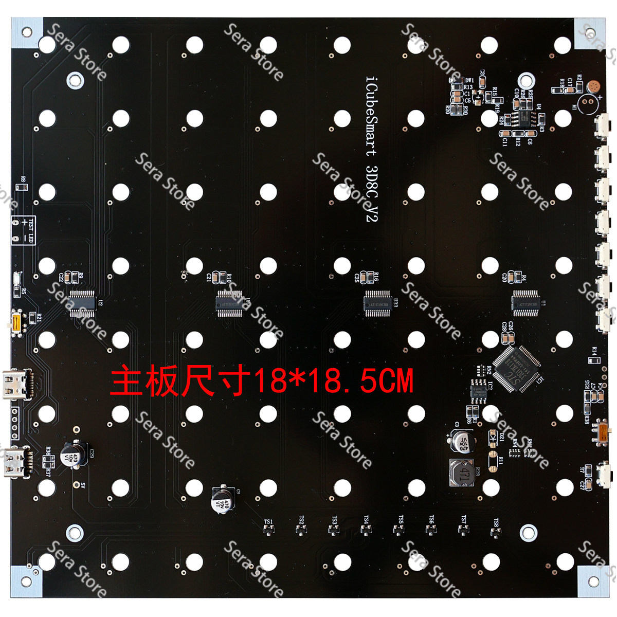 8x8x8 ライトキューブ DIY キット 3D8 モデル  - Diy Electronics Components Kit のレビューと価格