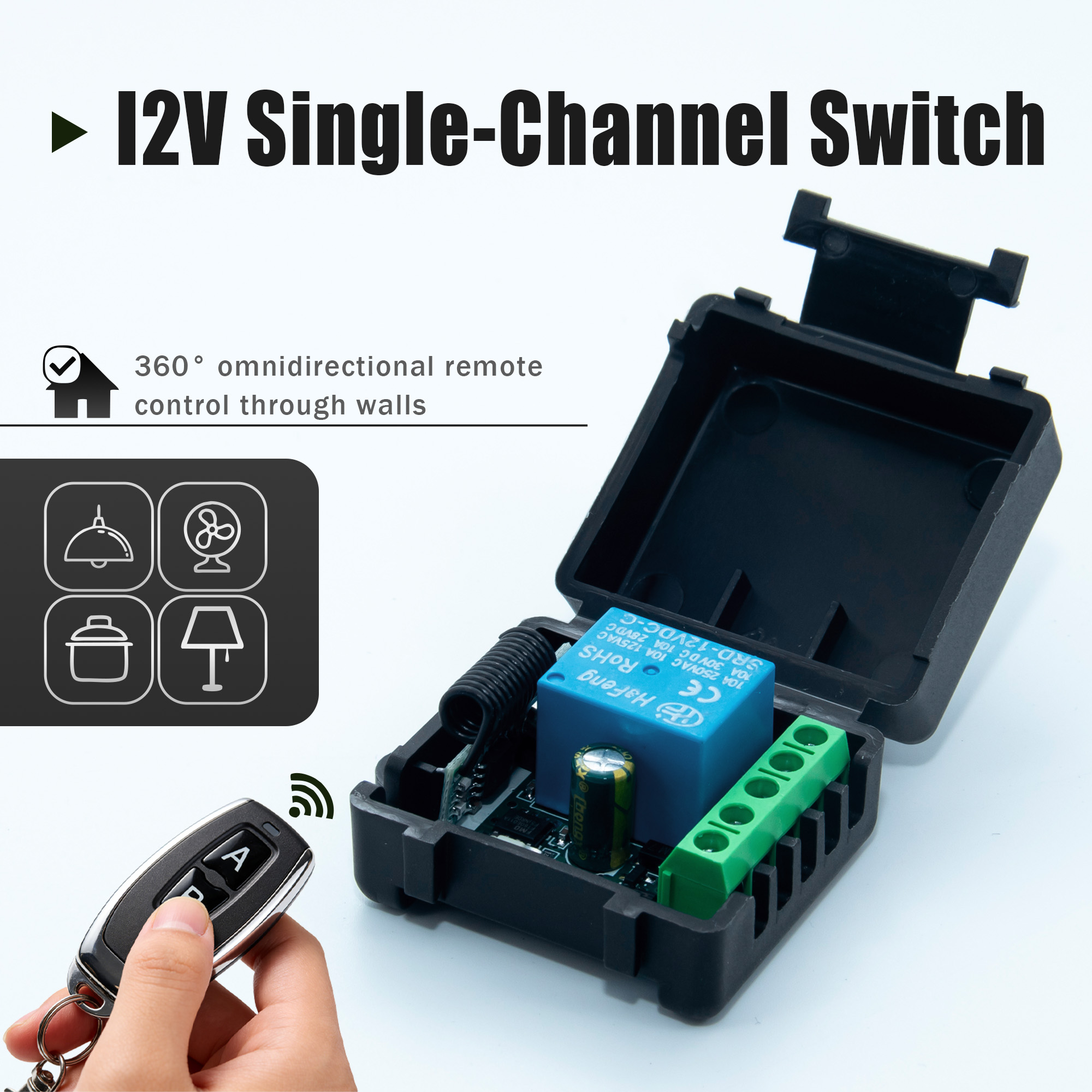 DC 12V 433MHz ワイヤレスリモートコントロールス - Rf 433Mhz Module のレビューと価格