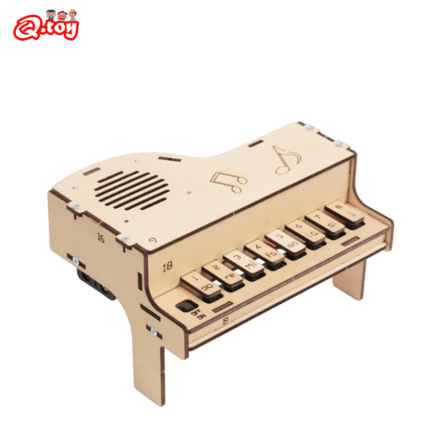 DIY 木製電子ピアノモデルティーンエイジャー科学おもちゃ組 - Diy Electronics For Kids のレビューと価格