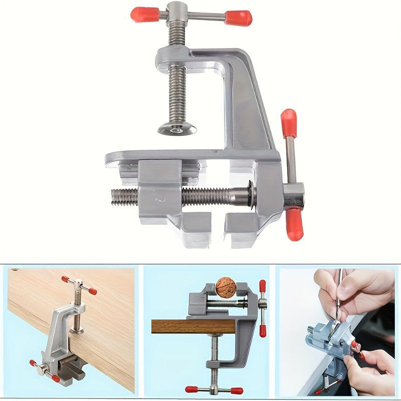 1個のアルミニウム合金ミニバイス、小型ベンチバイス、フラット - Diy Electronics Workshop のレビューと価格