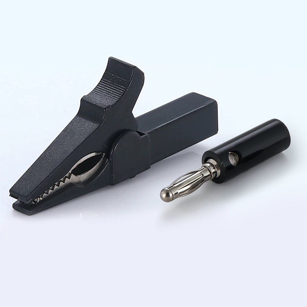 ワニ口クリップとバナナプラグセット、溶接不要、完全絶縁、安全 - Crocodile Clip Set のレビューと価格
