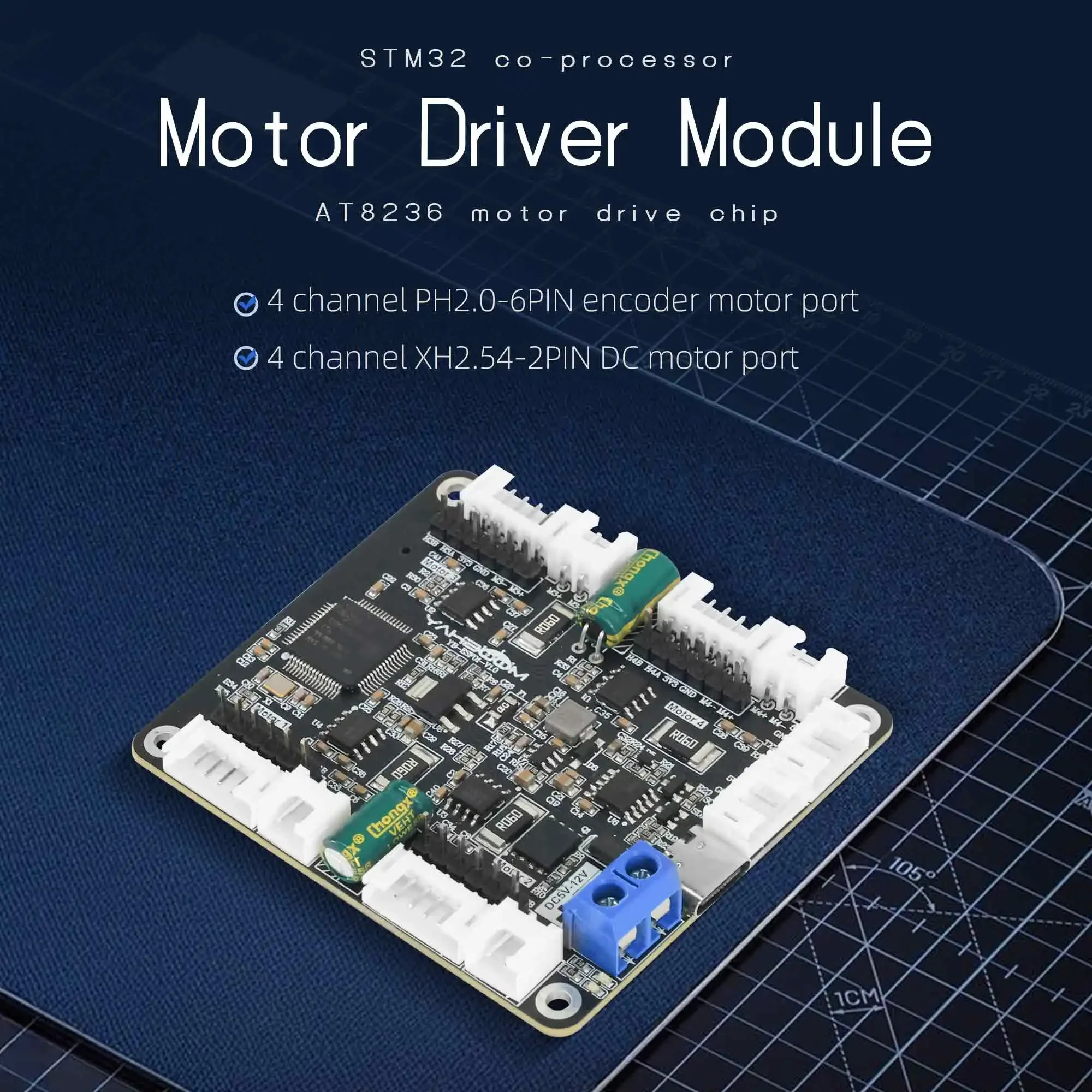 Yahboom 4チャンネルエンコーダモータードライバーモジ - Diy Electronic のレビューと価格