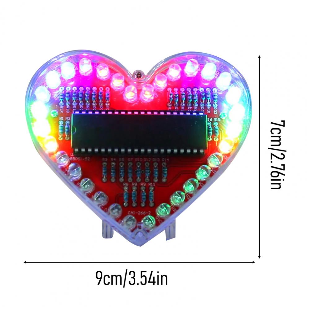 はんだ付けワークショップキット ハート型LEDはんだ付けキッ - Diy Electronics Workshop のレビューと価格