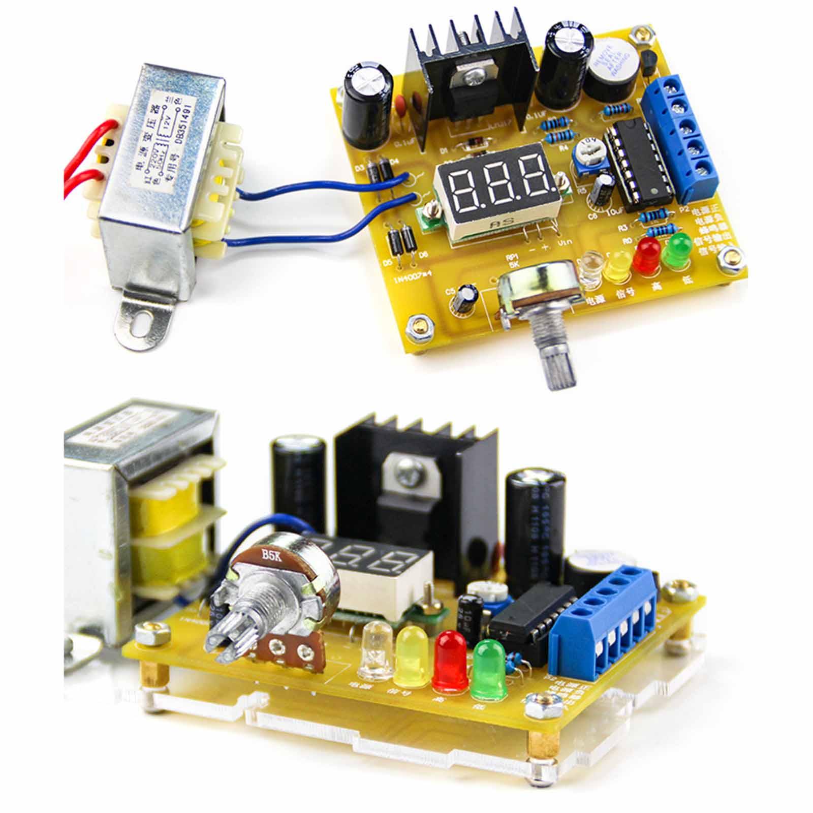 調整可能な電源ボード LM317 電圧レギュレーターキット  - Diy Electronics Workshop のレビューと価格