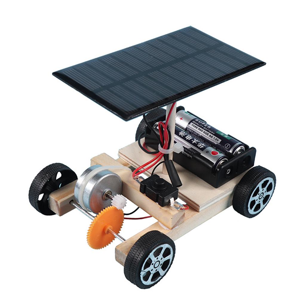 組み立てるソーラーカー創造的な発明子供のモーター能力アクティ - Diy Electronics For Kids のレビューと価格