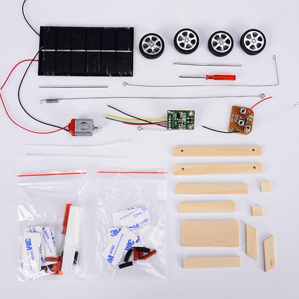 組み立てるソーラーカー創造的な発明子供のモーター能力アクティ - Diy Electronics For Kids のレビューと価格