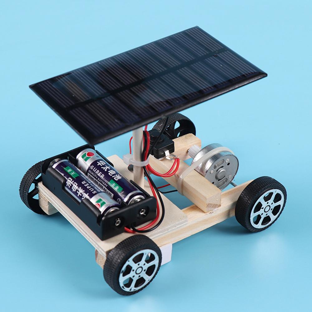 組み立てるソーラーカー創造的な発明子供のモーター能力アクティ - Diy Electronics For Kids のレビューと価格