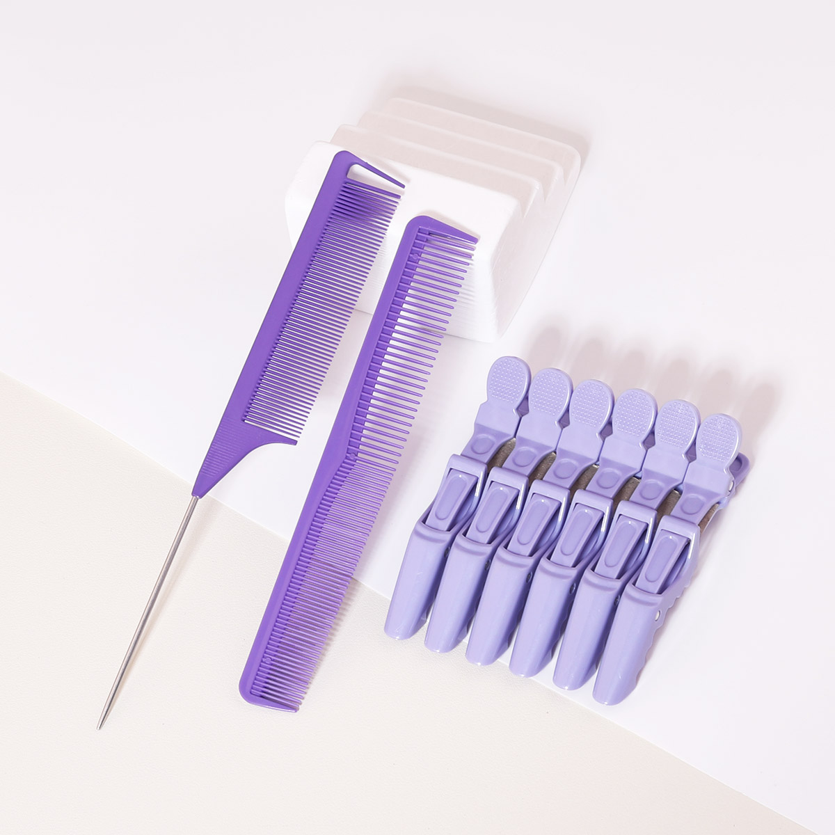 8個入りヘアコームセット - ヘアチップコーム、両面ヘアコー - Crocodile Clip Set のレビューと価格