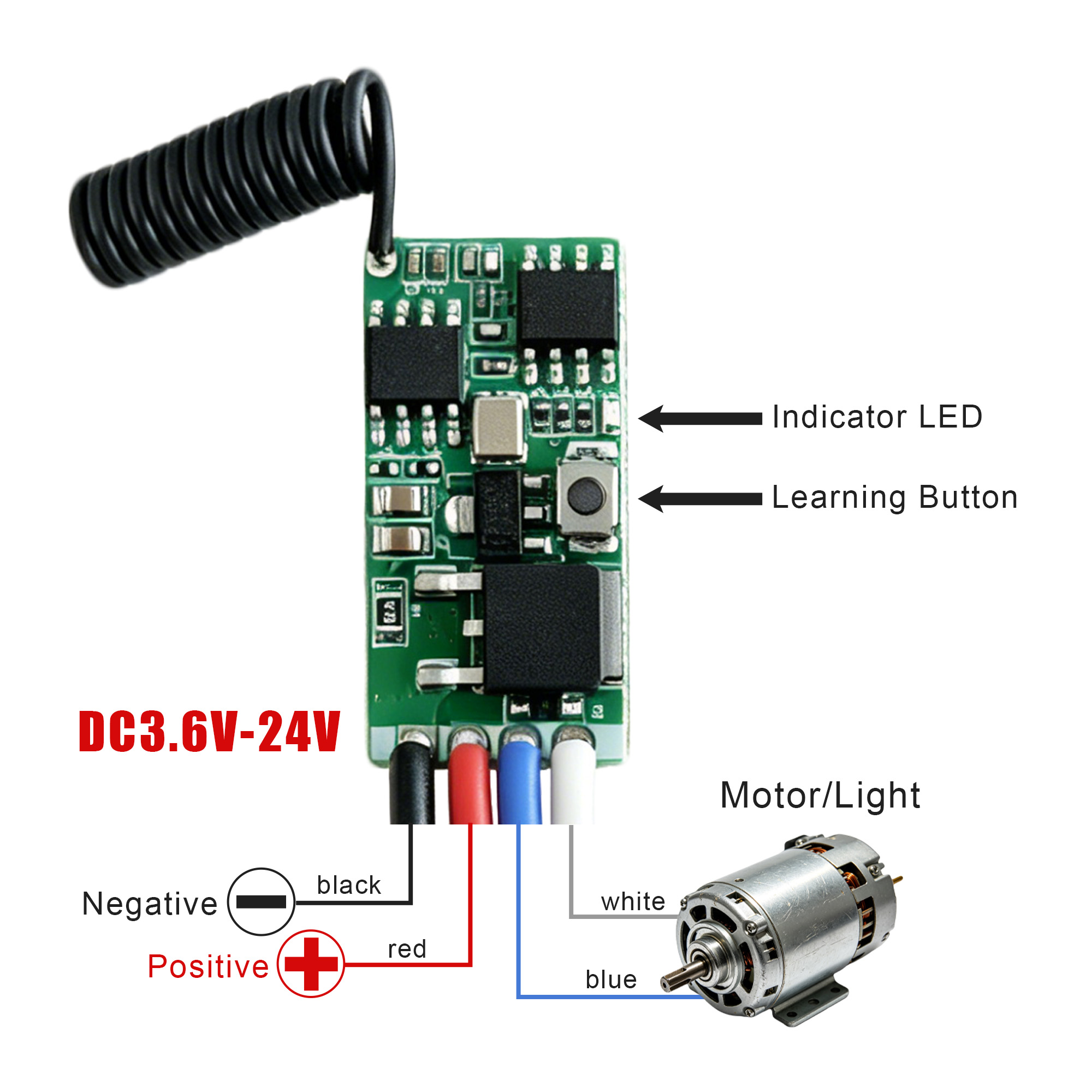 DC 3.7V-24V 433MHz ミニワイヤレス RF  - Rf 433Mhz Module のレビューと価格