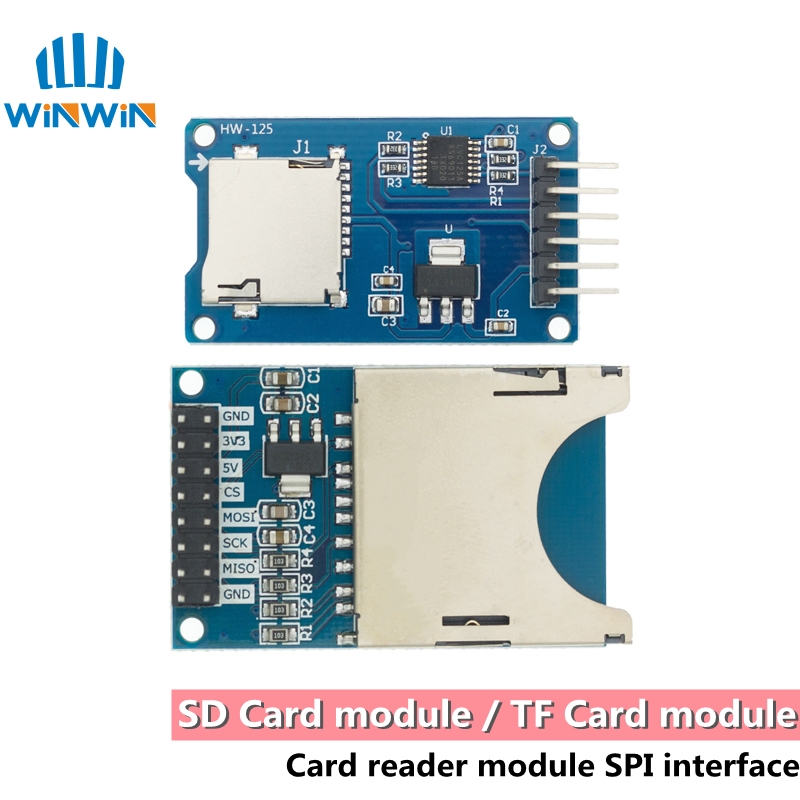 マイクロSDストレージ拡張ボード、tfカード、メモリシールド - Sd Card Module Spi のレビューと価格
