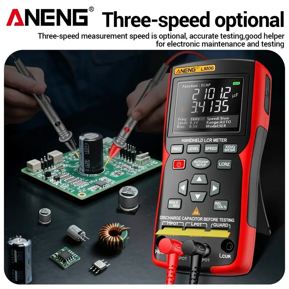 LM06 LCR ブリッジメーター電子 ESR コンデンサマ - Diy Electronics Workshop のレビューと価格