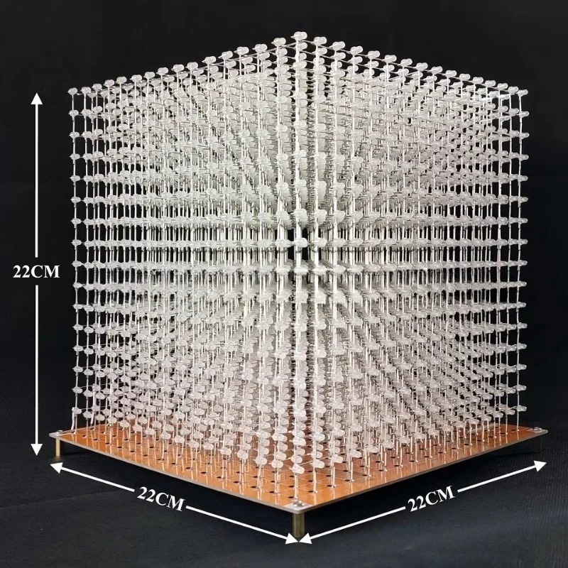 3 D16mini ライトキューブキット 16x16x16  - Diy Electronic のレビューと価格