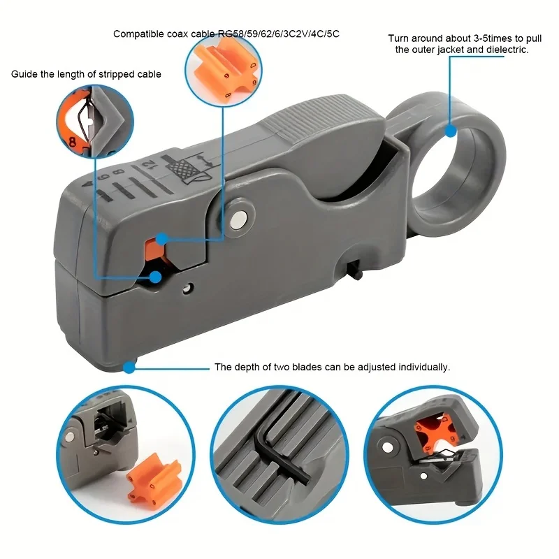 自動ストリッピングプライヤー ワイヤーストリッパー ワイヤー - Wire Stripper Cutter のレビューと価格