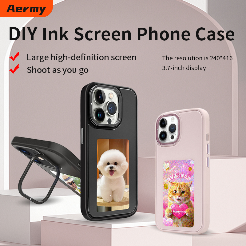 NFCスマートE-inkスマホケース DIY写真表示電子イン - Diy Electronic のレビューと価格