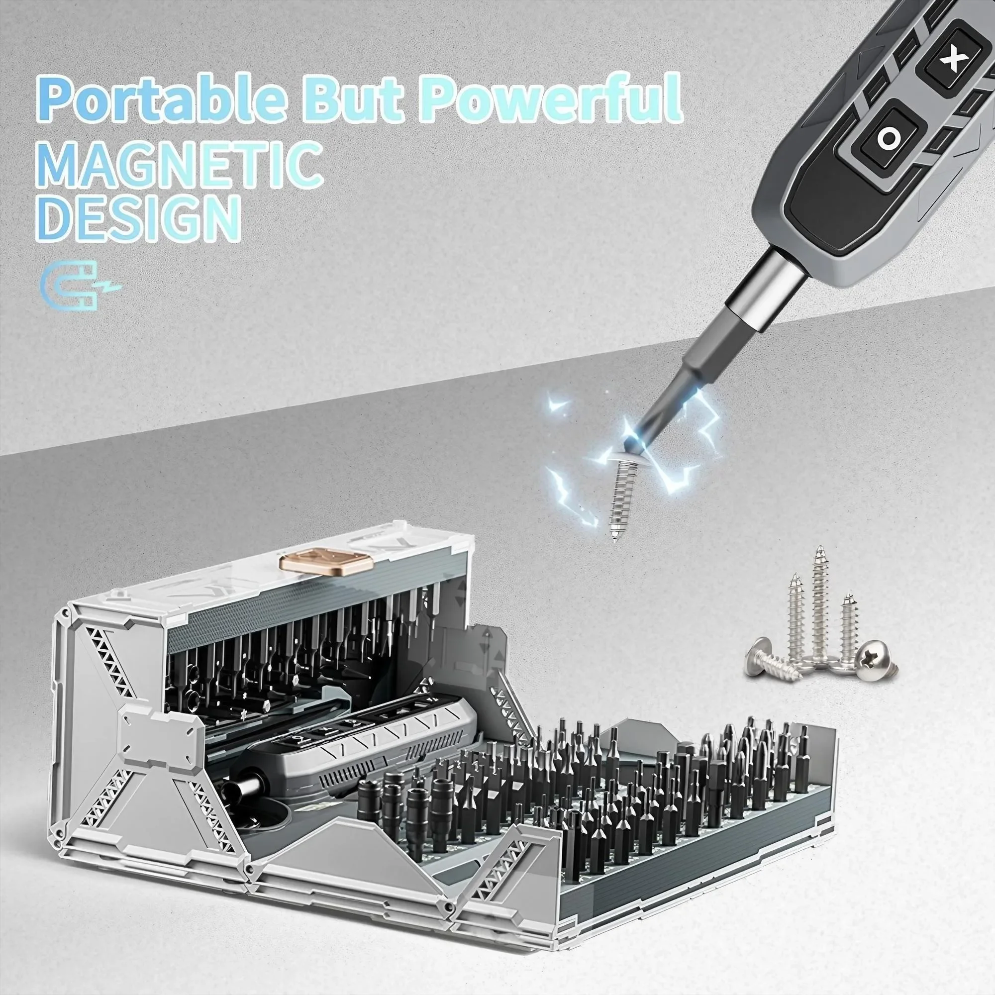 電動ドライバーセット 180 in 1 精密ドライバーセット - Diy Electronics Workshop のレビューと価格