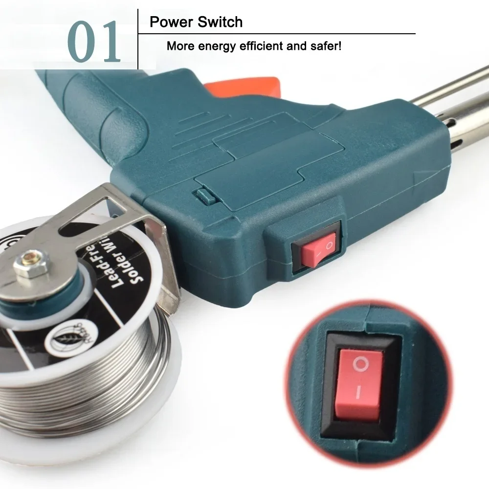 自動はんだ供給装置付き電気はんだごてキット 60W デュアル - Diy Electronics Workshop のレビューと価格