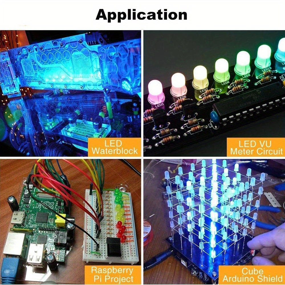100/200 個 3 ミリメートル 5 ミリメートルマルチ - R/Diy Electronics のレビューと価格