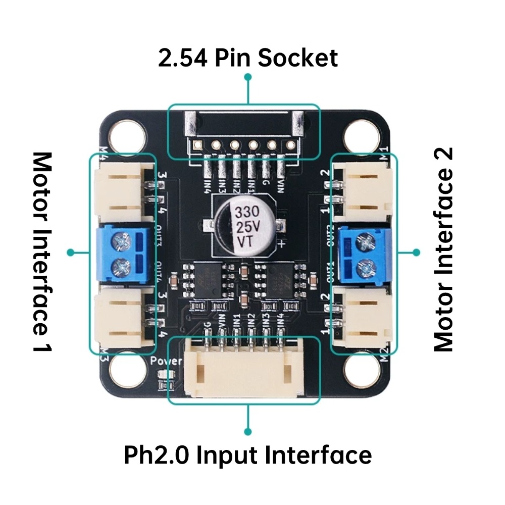 4 TTモーターとドライバーキット 4 DCモーター コンパ - L298N Motor Driver のレビューと価格