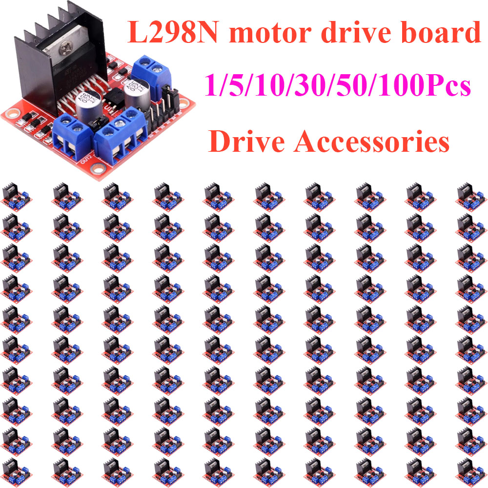 1 〜 100 個 L298N DC ステッピングモータード - L298N Motor Driver のレビューと価格