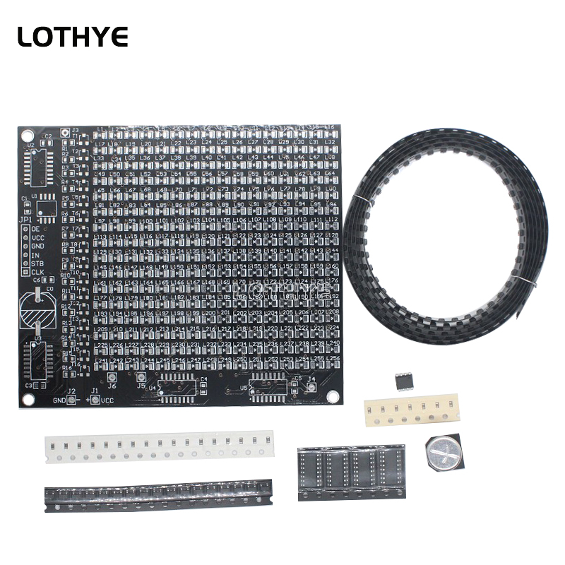 DIY 電子キット 256 LED ドットマトリックス広告ス - Diy Electronics Components Kit のレビューと価格