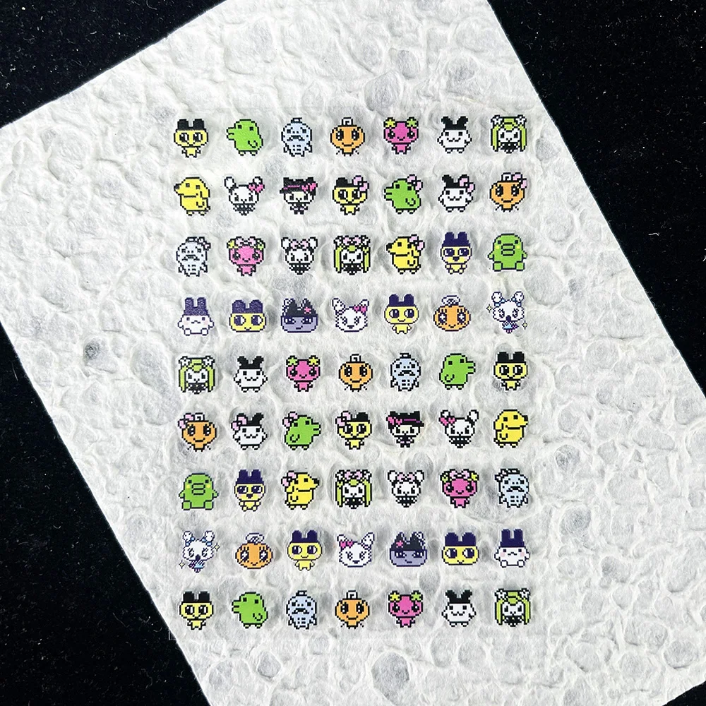 かわいいゲーム進化電子ペットステッカーネイルアートかわいい動 - Diy Electronic のレビューと価格