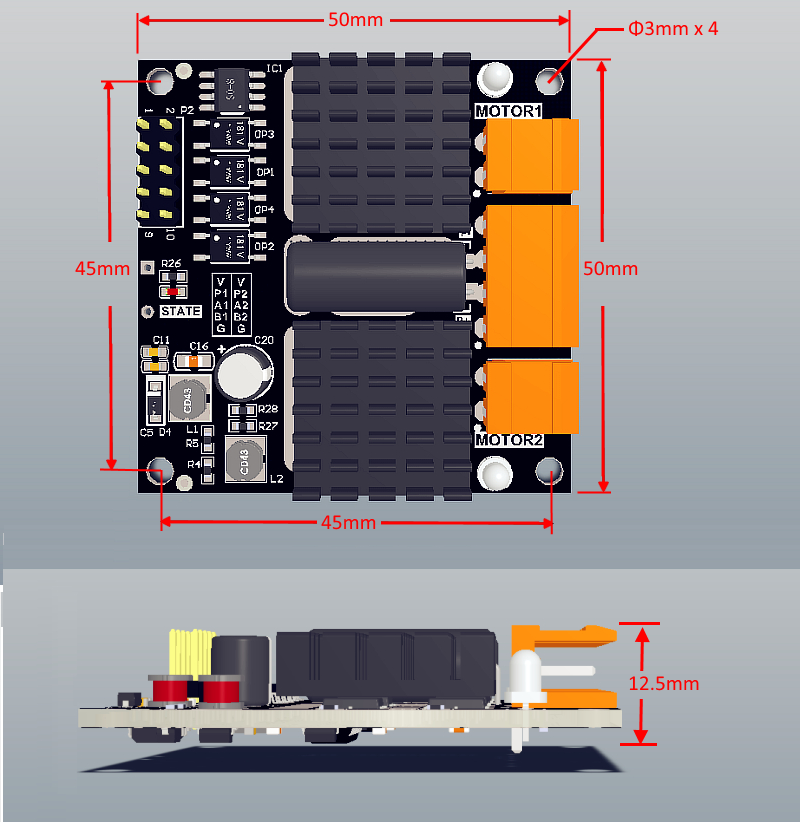 Arduino-モータードライバーボード,24v,12a 3 - L298N Motor Driver のレビューと価格