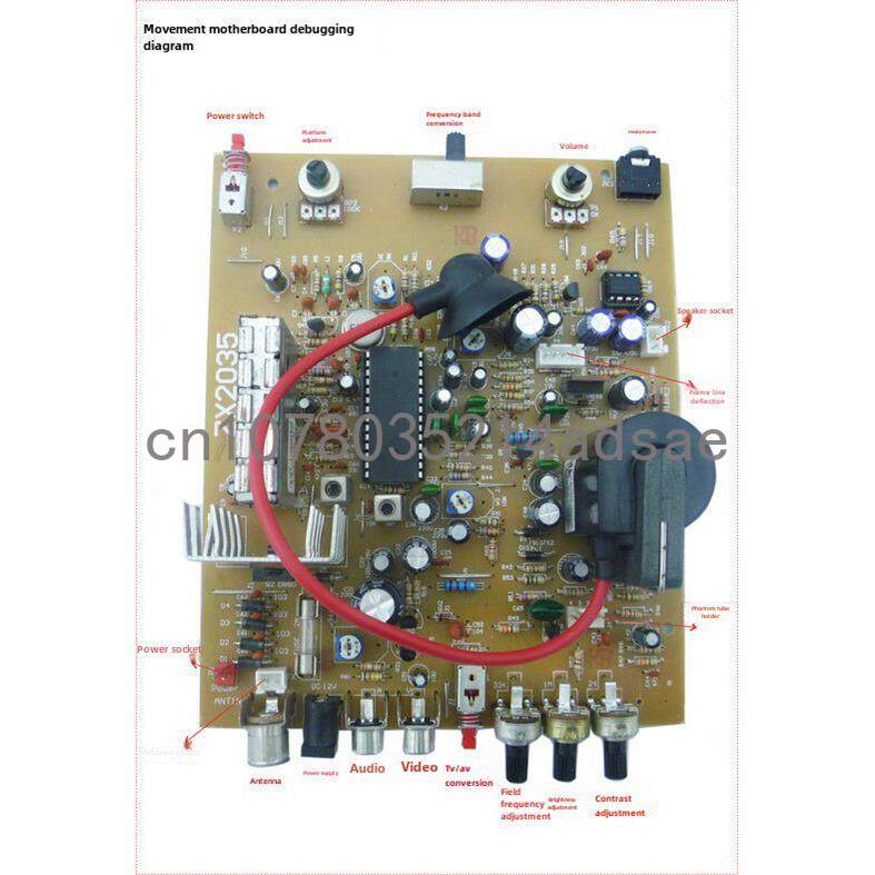 5.5インチ白黒テレビメインボードキット/部品、電子教育DI - Diy Electronics Projects のレビューと価格