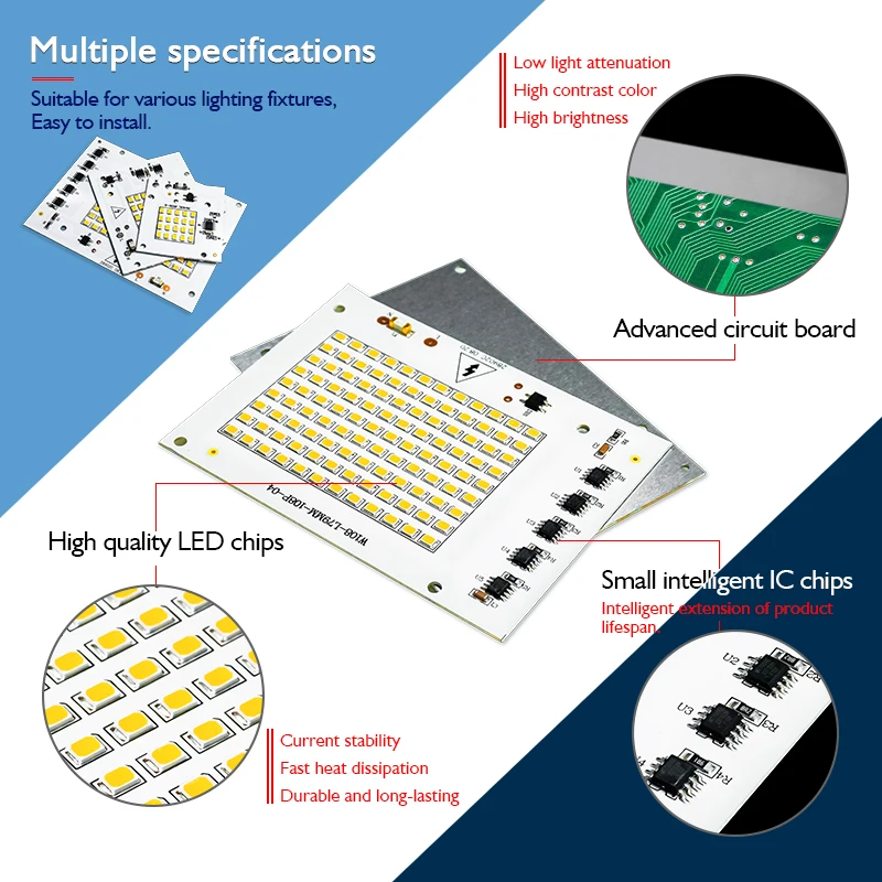 10 ピース/ロット 10 ワット 20 ワット 30 ワッ - Diy Lamp Electronics のレビューと価格