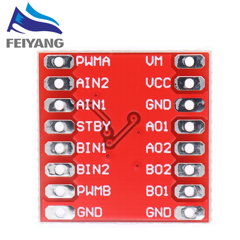 TB6612 デュアル モーター ドライバー 1A TB66 - L298N Motor Driver のレビューと価格