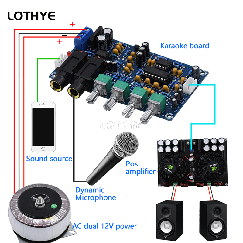 PT2399 マイクアンプボードカラオケ残響ボードカラオケ  - Diy Electronics Board のレビューと価格