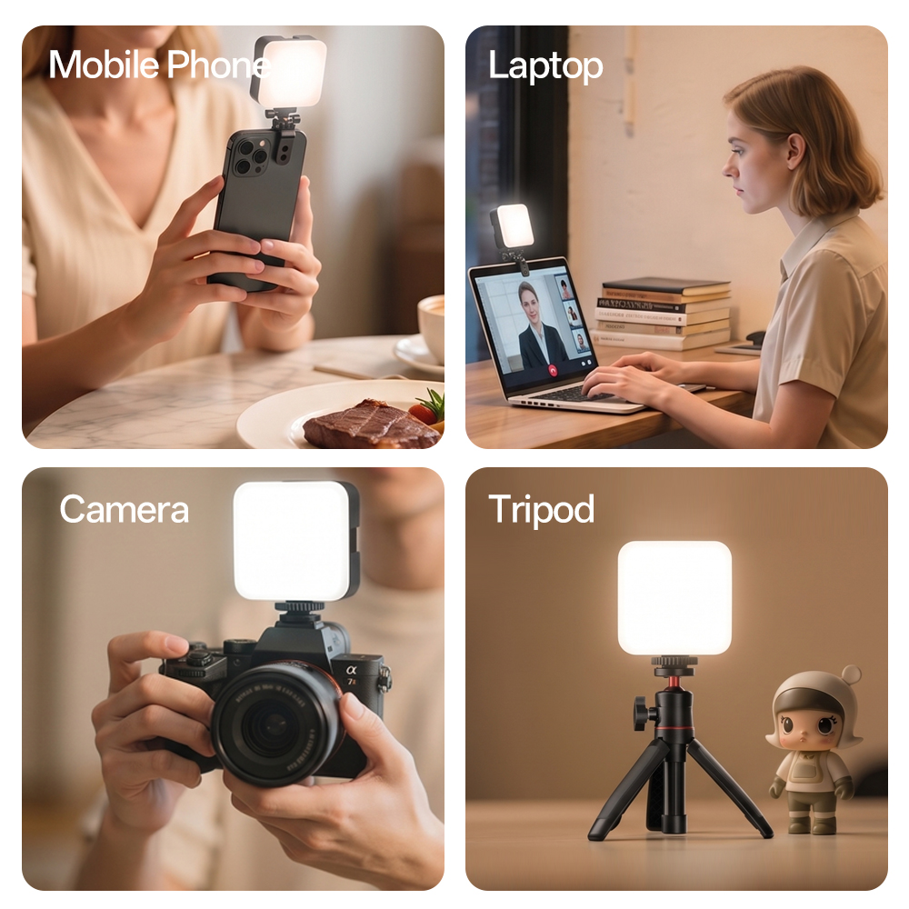 ポータブルミニポケットLEDフィルライト、スマートフォンクリ - Diy Lamp Electronics のレビューと価格