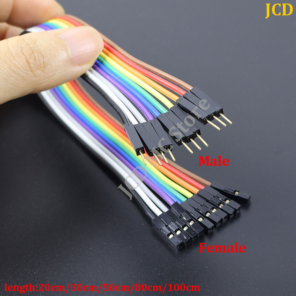 1PC 10ピン デュポンライン オス-メス ジャンパーワイ - Arduino Diy Electronics のレビューと価格