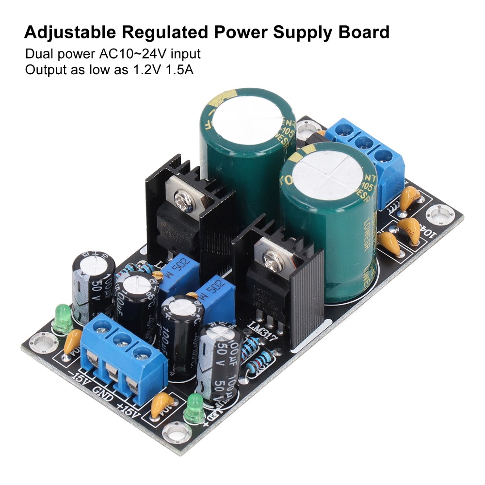 LM317 LM337 電圧レギュレータモジュール 安定化電 - Lm317 Voltage Regulator のレビューと価格