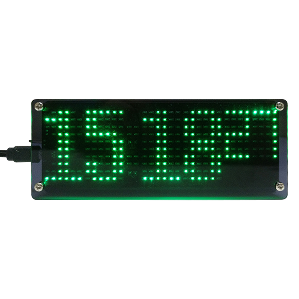 DIY デジタルドットマトリックス時計電子キット LED 照 - Diy Electronics For Kids のレビューと価格