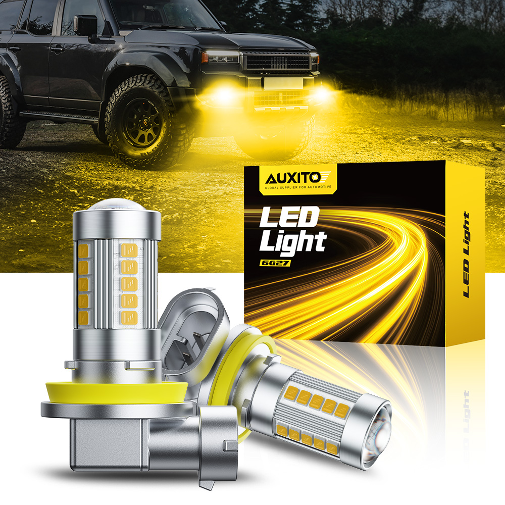AUXITO 6G27 フォグライト H8 H9 H11 H - Diy Lamp Electronics のレビューと価格