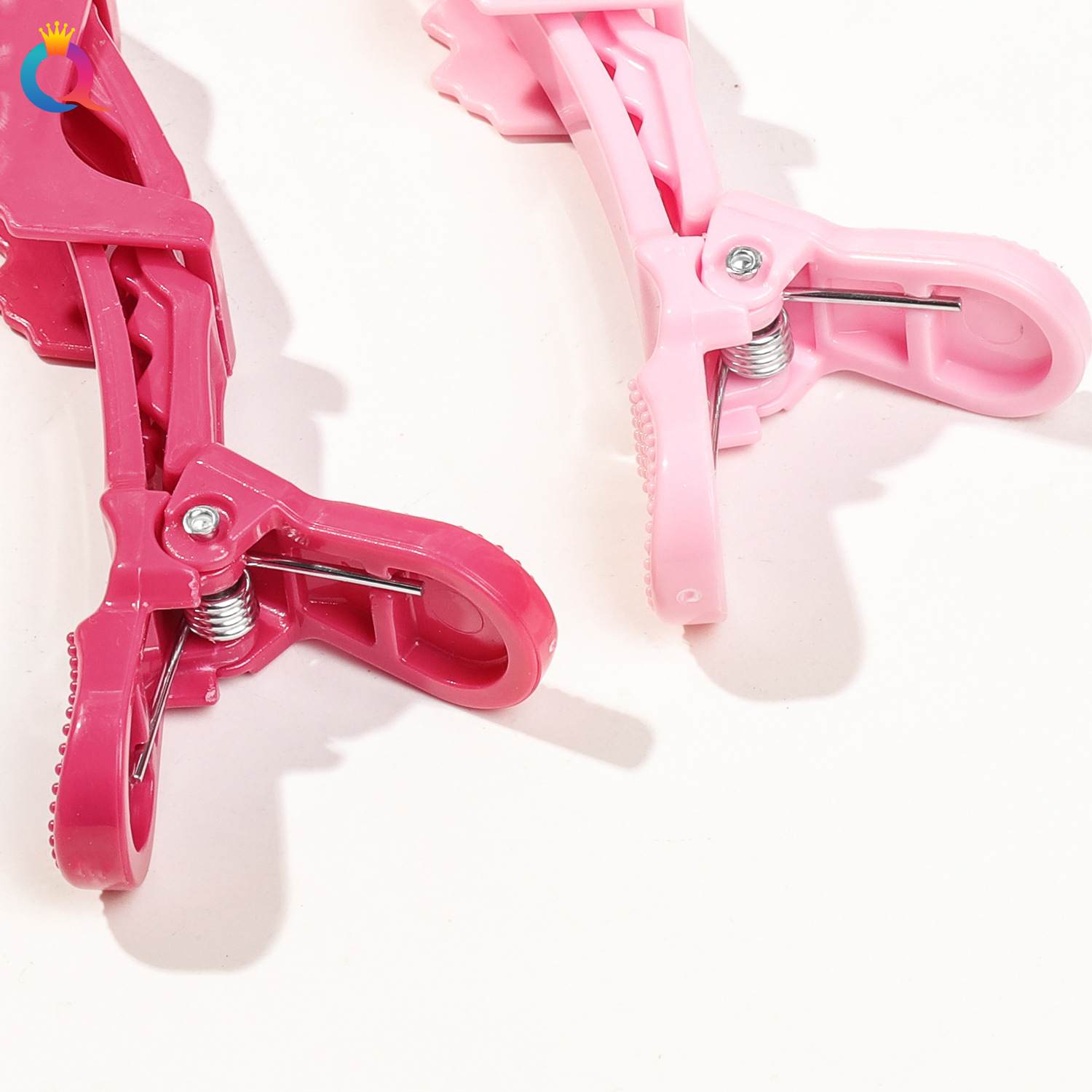 鮮やかなワニヘアクリップの6個セット、サロン用プロフェッショ - Crocodile Clip Set のレビューと価格