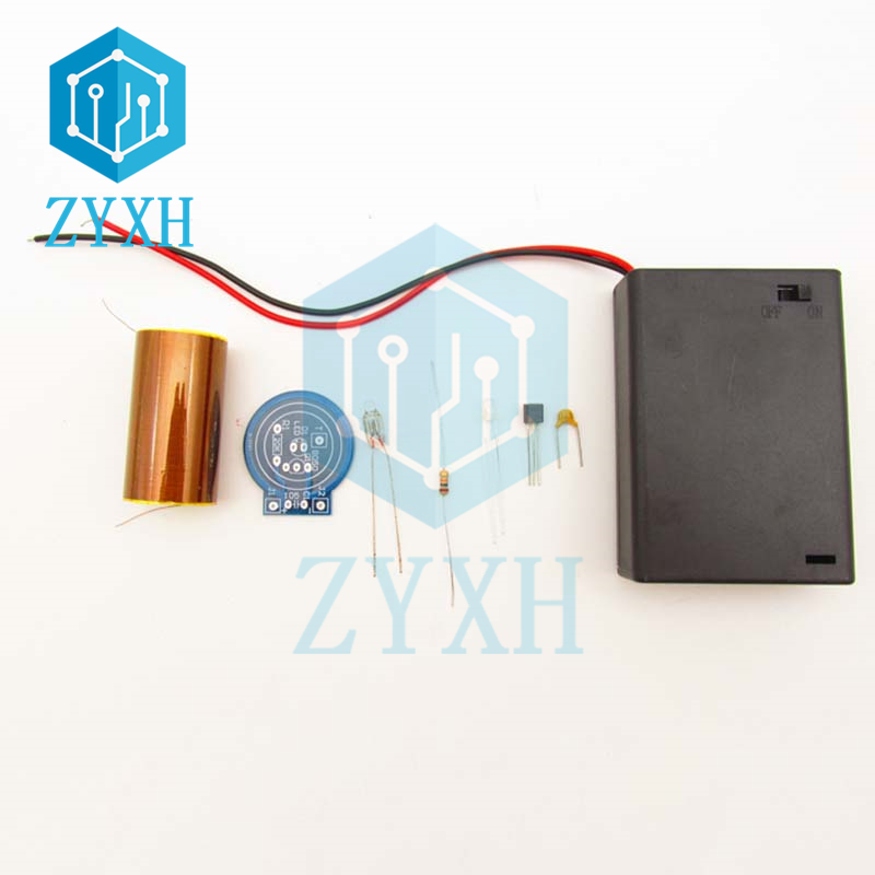 ミニテスラコイル,DC 4.5v,パワーバッテリーボックス付 - Diy Electronics Box のレビューと価格