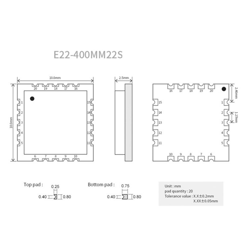 2X EBYTE SX1268 433Mhz Lora ワイ - Rf 433Mhz Module のレビューと価格