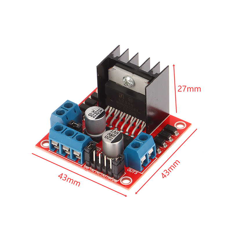L298N ステッピングモーター スマートカーロボット ブレ - L298N Motor Driver のレビューと価格